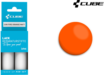 Cube Lackstift Set FIRE ORANGE matt 2200