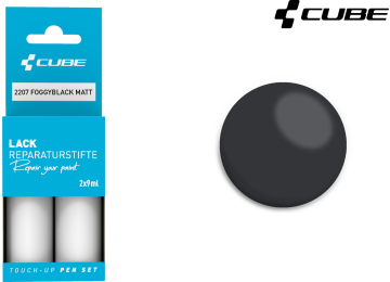 Cube Lackstift Set FOGGYBLACK matt 2207